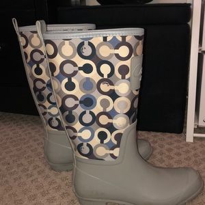 Coach rain boots